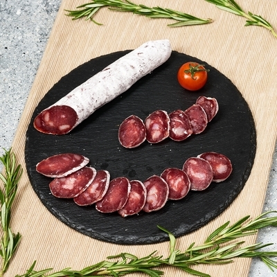 Колбаса сыровяленая Фуэт Canard классический Деликатеска 120г-1}