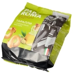 Таралли Papa Roma с оливковым маслом без сахара 180г