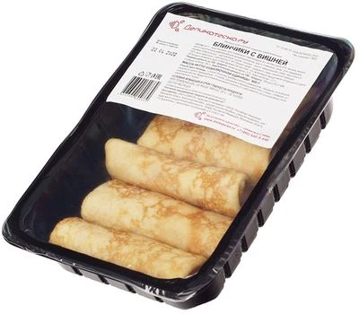 Блинчики с вишней без ГМО Деликатеска 400г-1}