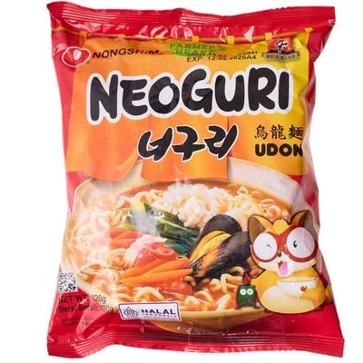 Лапша быстрого приготовления Неогури с морепродуктами острая Нонгшим Китай 120г-0}