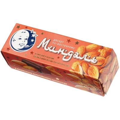 Картошка с миндалем в молочном бельгийском шоколаде 50г-1}