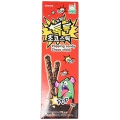 Печенье Палочки шоколадные с взрывающейся карамелью Япония 54г