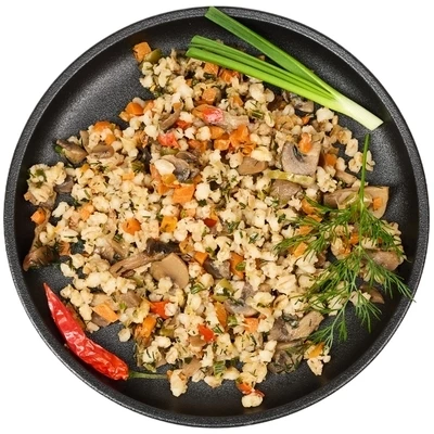 Перловка с грибами Домашняя еда от Кузьмича 200г-1}