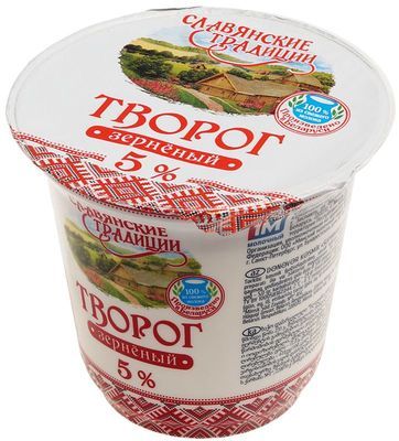 Творог зерненый со сливками 235г купить в Москве с доставкой на дом от ...