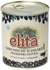 Маслины с косточкой Супер Маммут в рассоле Elita Греция 850мл