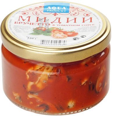 Аквапродукт мидии в соусе