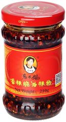 Соус острый с хрустящим перцем чили Lao Gan Ma Китай 210г