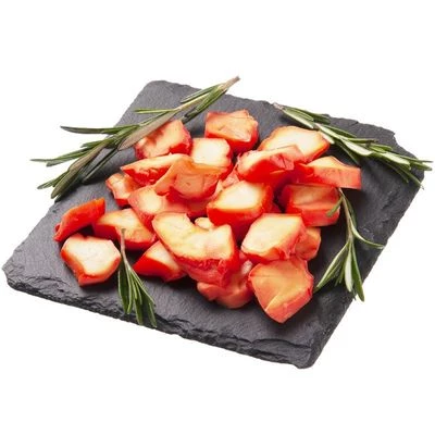Кальмар кусочки вялено-копченые со вкусом краба 100г-0}