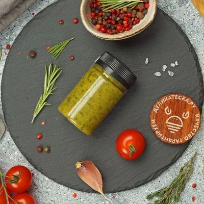 Соус Чимичурри от Шефа ручная работа авторский рецепт Деликатеска 80г-1}