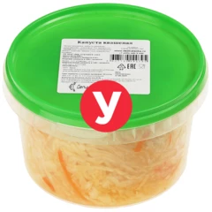 Капуста квашеная по-деревенски УЦЕНКА 450г