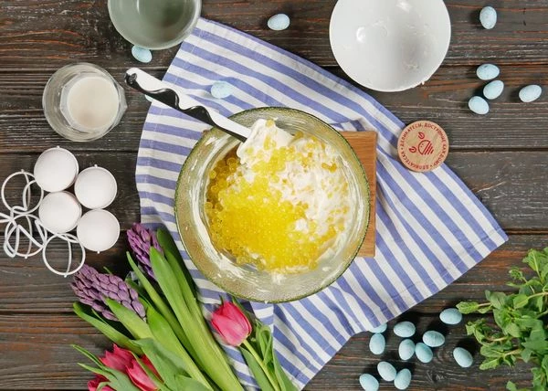 Полученную массу смешать с джус боллами. 