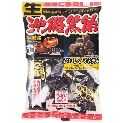 Карамель Okinawa Kuroame Matsuya Япония 130г-0}