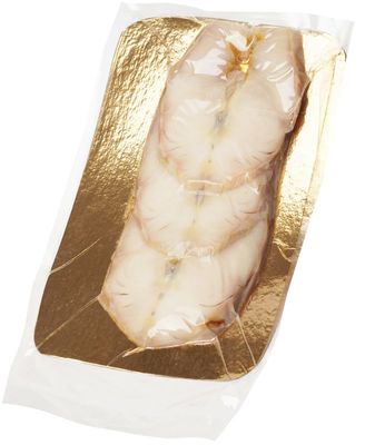 Севрюга горячего копчения нарезка 150г-1}