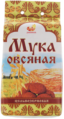 Мука овсяная цельнозерновая 700г - купить в Москве по выгодной цене в ...