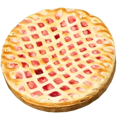 Пирог сдобный постный с яблоком и малиной Деликатеска 420г-0}