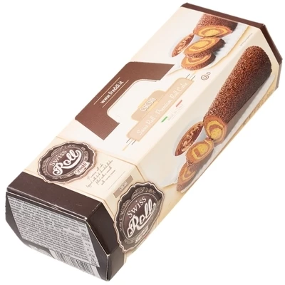 Рулет Freddi бисквитный с шоколадной начинкой покрытый шоколадными хлопьями Италия 300г-1}