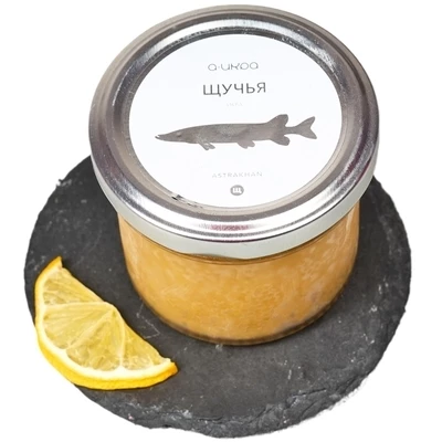 Икра щуки без консервантов замороженная А-Икра 100г-0}