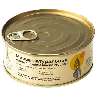 Мойва натуральная тушка с добавлением масла 230г-0}