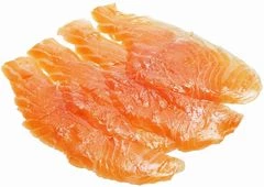 Семга слабосоленая филе без консервантов нарезка 300г