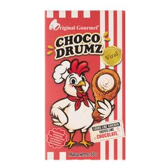 Шоколад молочный Choko Drumz со сливочной начинкой и кусочками бисквита Турция 50г