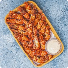 Креветки Медвежонок с соусом спайси 200г 