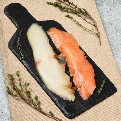 Ассорти рыбное холодного копчения Деликатеска 100г-1}