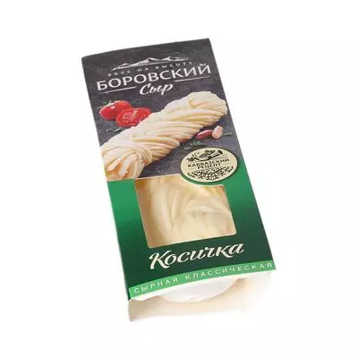 Косичка сырная Боровский сыр 100г - купить в Москве по выгодной цене в ...