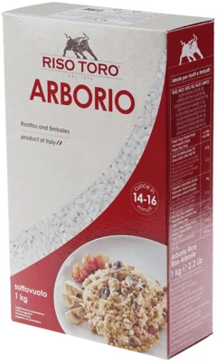 Рис для ризотто Арборио Riso Toro Италия 1кг-1}