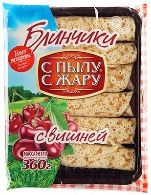 Блинчики С пылу с жару вишня 360г-1}