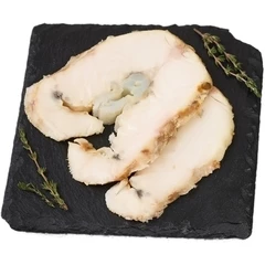 Белуга горячего копчения нарезка 100г