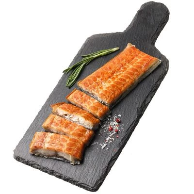 Угорь горячего копчения филе кусок Деликатекска 120г-0}