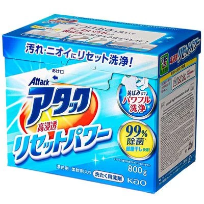Стиральный порошок Attack High Penetration Reset Япония 800г-0}