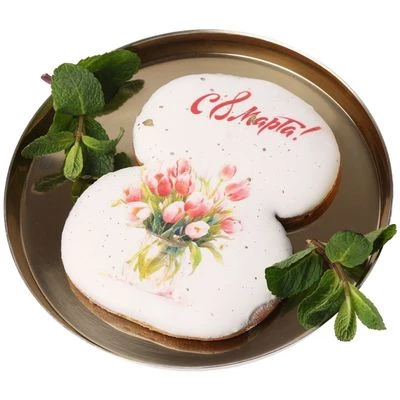 Пряник фигурный С 8 Марта 75г-0}