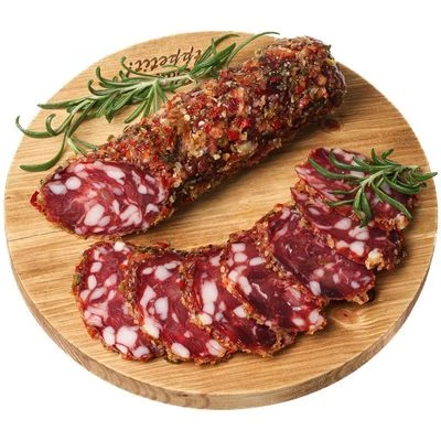 Колбаса сырокопченая Европейская в обсыпке Деликатеска ~500г-0}