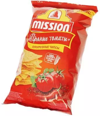 Чипсы кукурузные со вкусом томатов MISSION 90г - купить в Москве по ...