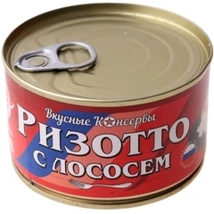 Ризотто с лососем Вкусные консервы 240г
