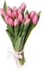 thumb-Букет тюльпанов розовых 15шт-0}