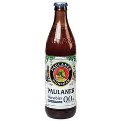 Пиво безалкогольное Paulaner Hefe-Weissbier светлое 500мл