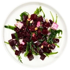 Салат Свекольный с сыром и кедровыми орешками Деликатеска 90г