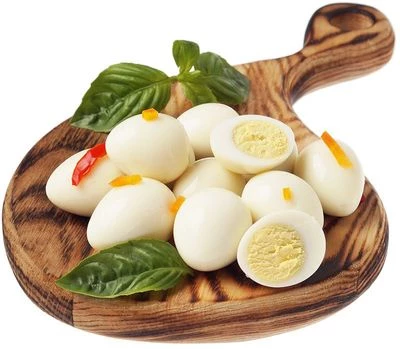 Яйца перепелиные маринованные острые 200г-0}