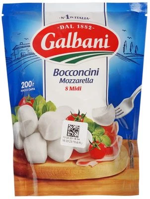 Сыр Моцарелла миди 45% жир. Galbani 420г РАСПРОДАЖА-0}