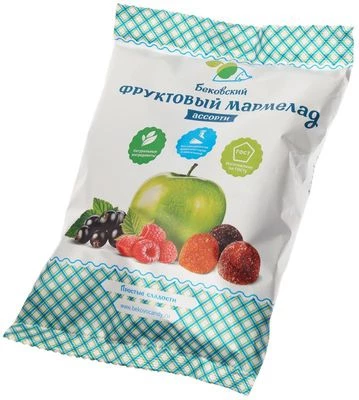 Мармелад фруктовый Бековский ассорти ГОСТ 250г-1}