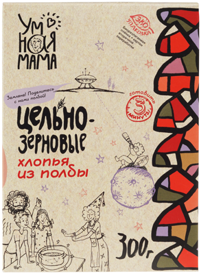 Хлопья из полбы цельнозерновые 300г