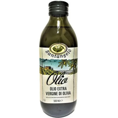 Масло оливковое нерафинированное Extra Virgin Santangelo Италия 500мл-0}