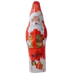 Шоколадная фигурка Дед Мороз из молочного шоколада Jaquot Франция 150г