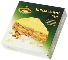 Торт Миндальный без консервантов и искусственных красителей 350г