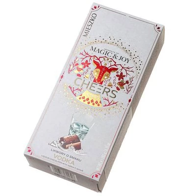 Набор конфет Mieszko Likwory vodka ликерные со вкусом водки в темном шоколаде 180г-0}