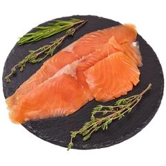 Кижуч слабосоленый нарезка Деликатеска 100г