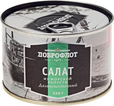 Салат Дальневосточный из морской капусты Доброфлот 220г-0}