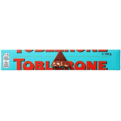 Шоколад Toblerone молочный Almond Crunchy Швейцария 100г-0}